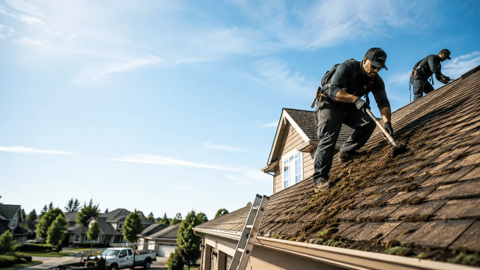 Roof Moss Removal in New Haven, IL near me
